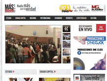 Tablet Screenshot of mgradionoticias.com